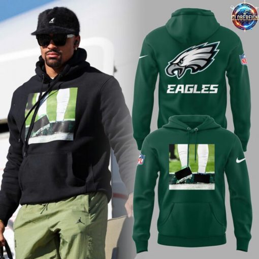 Philadelphia Eagles Jalen Hurts 2 Shoes Banned Green Hoodie