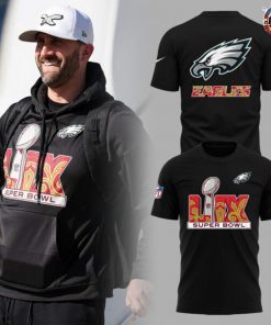 Philadelphia Eagles NFL 2025 Super Bowl LIX Nike Black T-Shirt