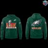 Philadelphia Eagles Super Bowl LIX 2025 Nike Hoodie Set