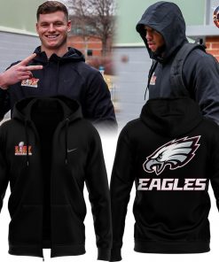 Philadelphia Eagles Super Bowl LIX 2025 Nike Zip Hoodie