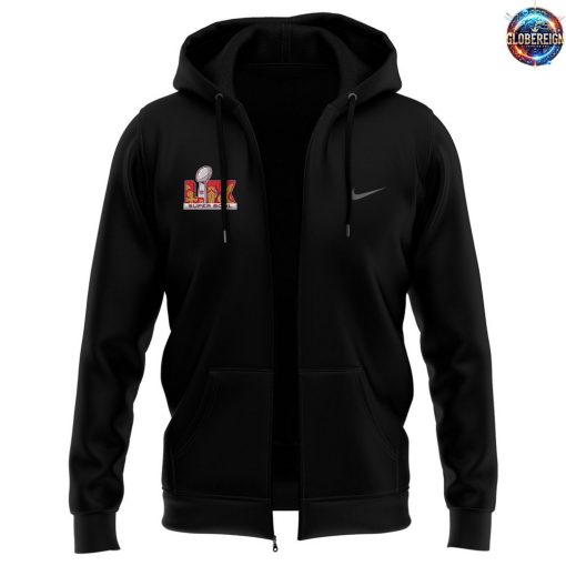 Philadelphia Eagles Super Bowl LIX 2025 Nike Zip Hoodie