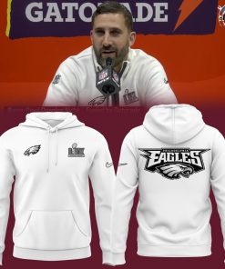 Philadelphia Eagles Super Bowl LIX Limited White Hoodie