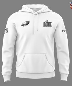 Philadelphia Eagles Super Bowl LIX Limited White Hoodie