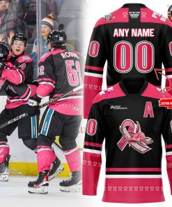 San Jose Barracuda Pink in the Rink Special Edition Hockey Jersey