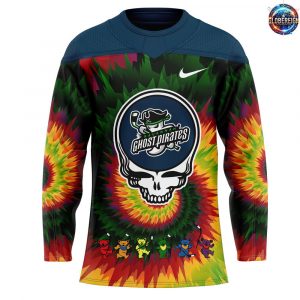 Savannah Ghost Pirates Grateful Dead Night 2025 Hockey Jersey Savannah Ghost Pirates Grateful Dead Night 2025 Hockey Jersey
