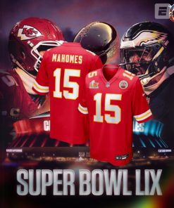 Super Bowl LIX 2025 Kansas City Chiefs Limited Edition Red Football Jersey