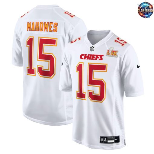 Super Bowl LIX 2025 Kansas City Chiefs Limited Edition White Football Jersey