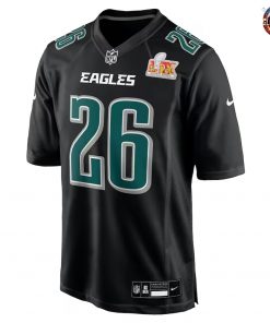 Super Bowl LIX 2025 Philadelphia Eagles Limited Edition Black Football Jersey