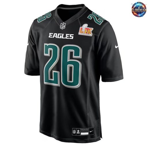 Super Bowl LIX 2025 Philadelphia Eagles Limited Edition Black Football Jersey