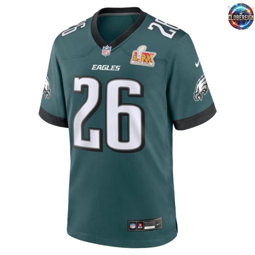 Super Bowl LIX 2025 Philadelphia Eagles Limited Edition Green Football Jersey